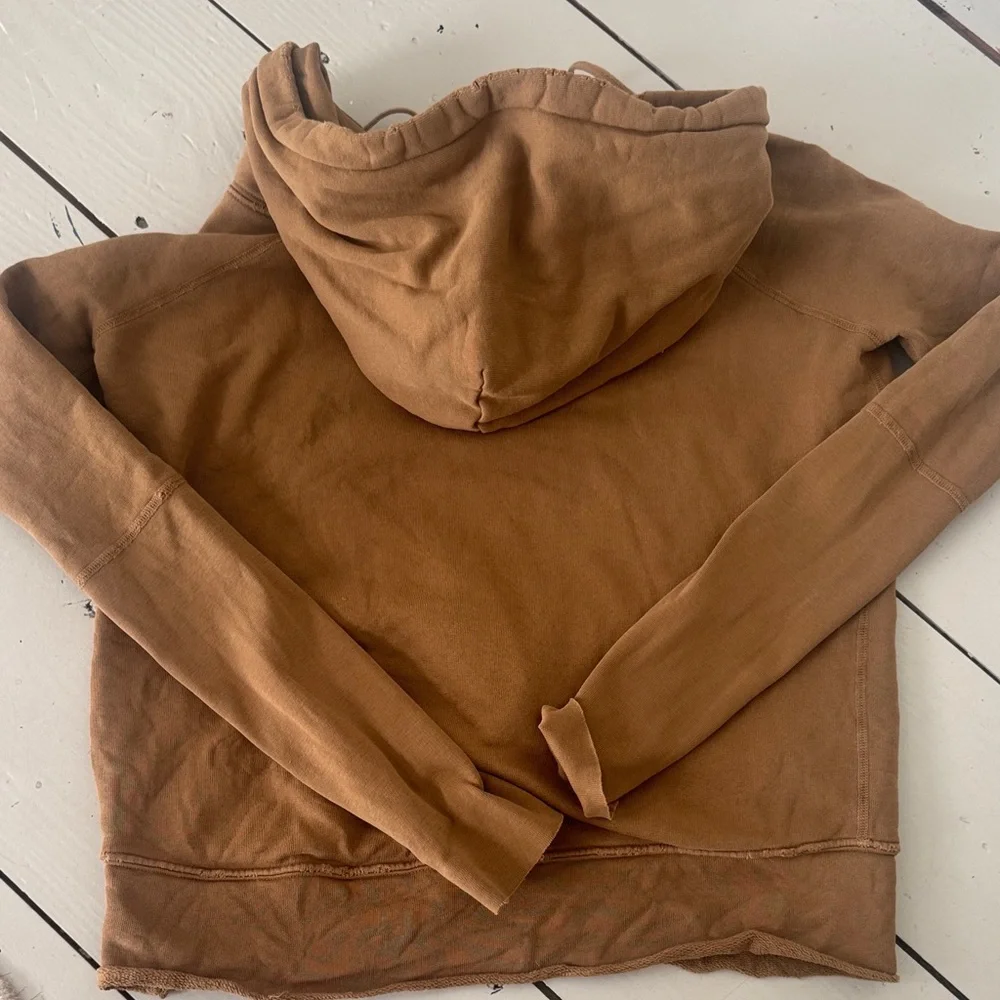 Nili Lotan Mocha Brown Hoodie with Front Pockets XS new - Picture 6 of 8